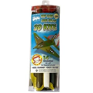 Sealed Old Stock GAYLA TOP GUN KITE 3-D Nylon 14” Wing Span Camo Colored
